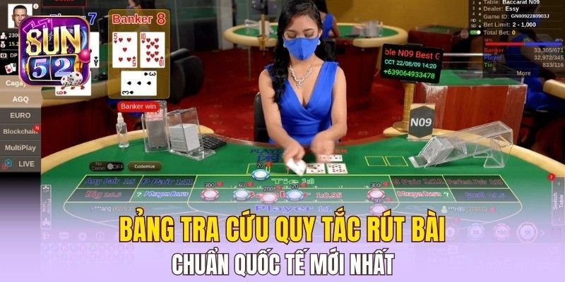 Bảng tra cứu quy tắc rút bài chuẩn quốc tế mới nhất